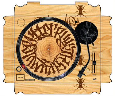 Technics 1200 / 1210 MK7 Skin Thudrumble Wood